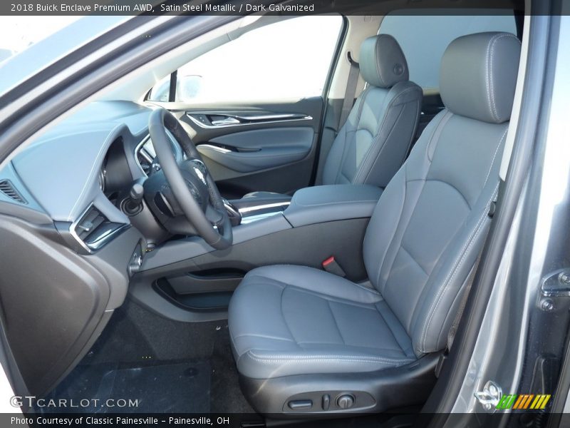 Satin Steel Metallic / Dark Galvanized 2018 Buick Enclave Premium AWD