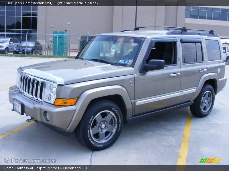 Light Khaki Metallic / Khaki 2006 Jeep Commander 4x4