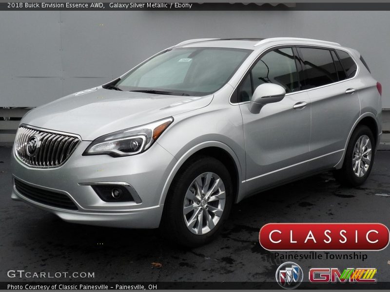 Galaxy Silver Metallic / Ebony 2018 Buick Envision Essence AWD