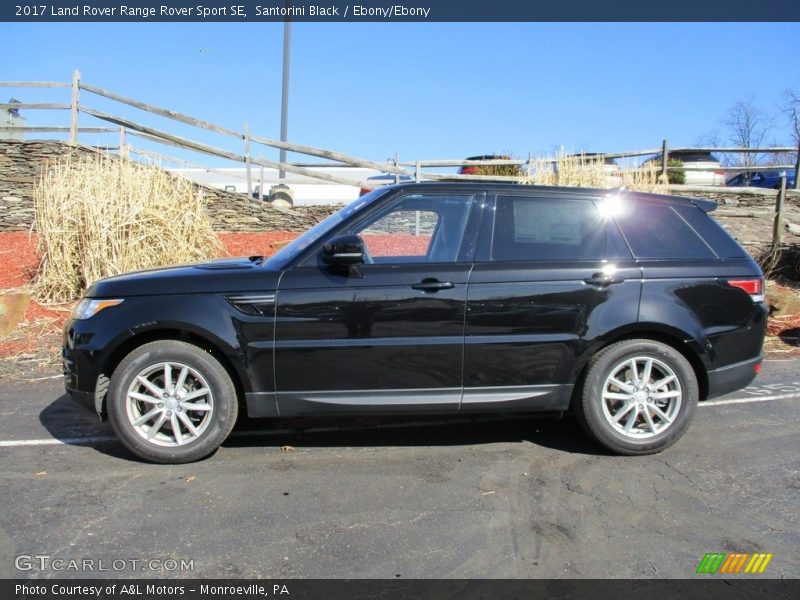 Santorini Black / Ebony/Ebony 2017 Land Rover Range Rover Sport SE