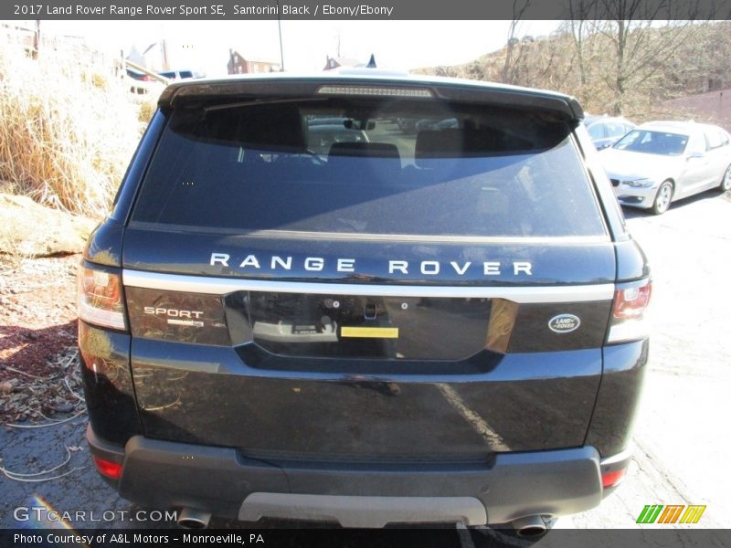 Santorini Black / Ebony/Ebony 2017 Land Rover Range Rover Sport SE