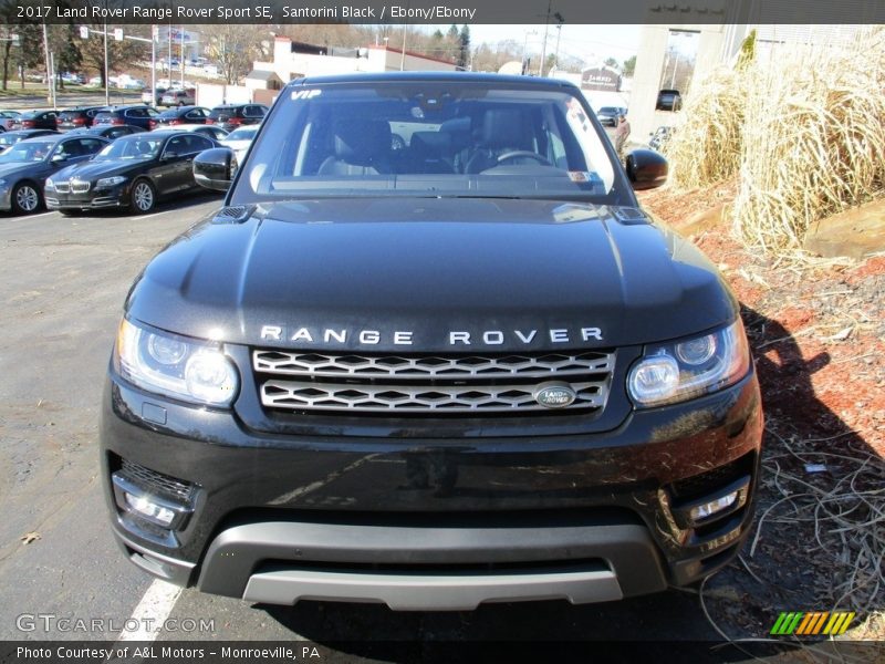 Santorini Black / Ebony/Ebony 2017 Land Rover Range Rover Sport SE