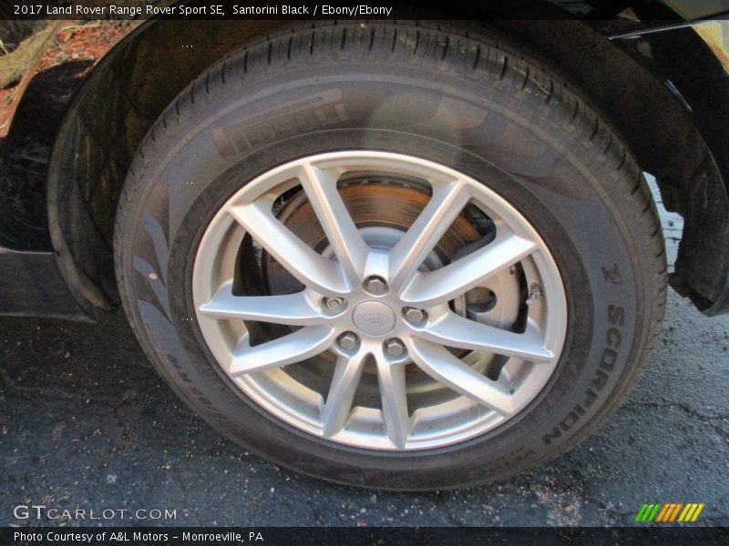 Santorini Black / Ebony/Ebony 2017 Land Rover Range Rover Sport SE