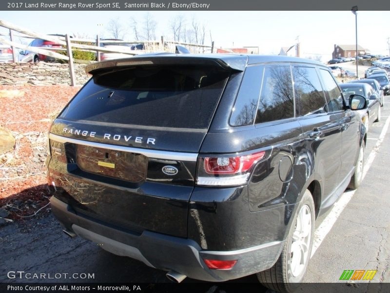 Santorini Black / Ebony/Ebony 2017 Land Rover Range Rover Sport SE