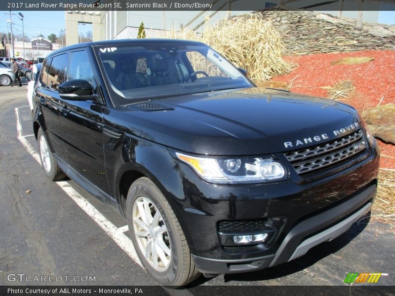 Santorini Black / Ebony/Ebony 2017 Land Rover Range Rover Sport SE