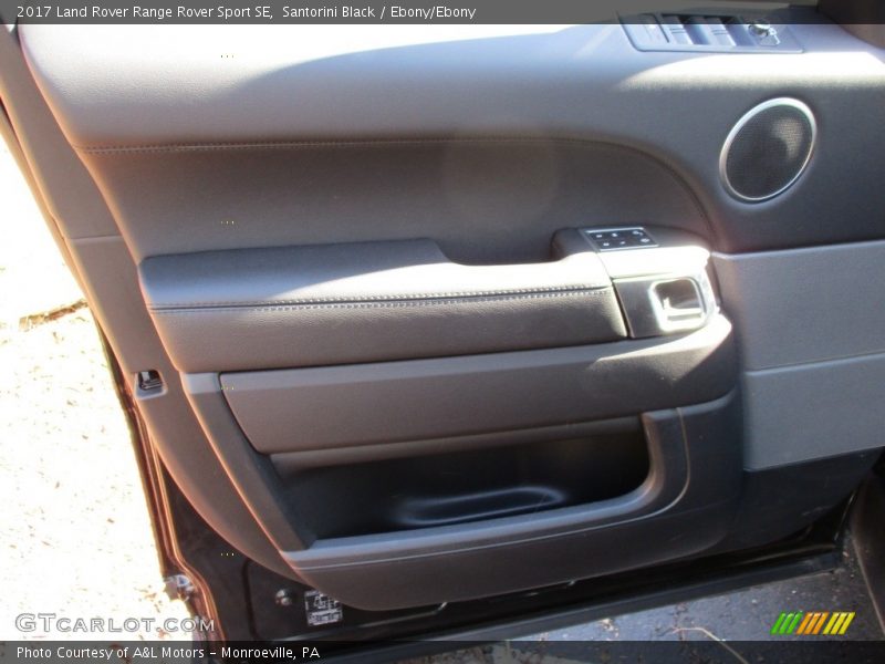 Santorini Black / Ebony/Ebony 2017 Land Rover Range Rover Sport SE