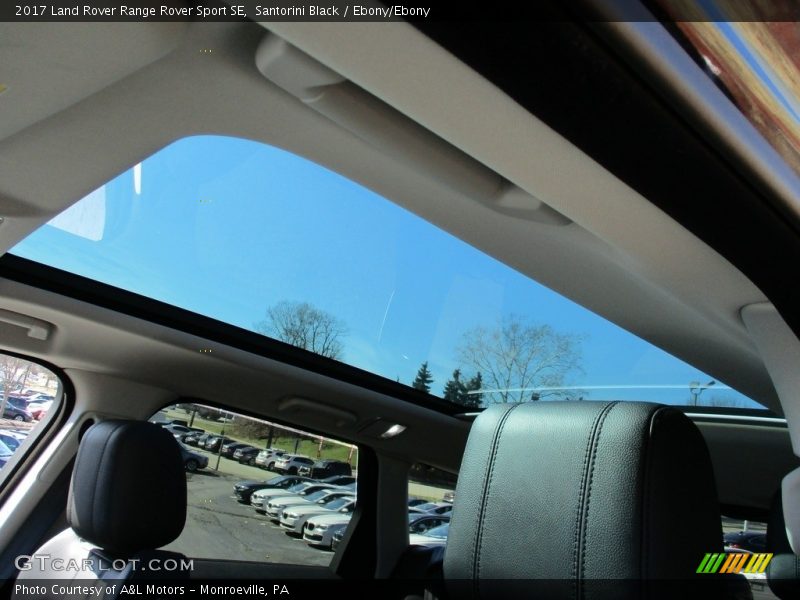 Santorini Black / Ebony/Ebony 2017 Land Rover Range Rover Sport SE