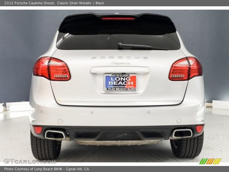 Classic Silver Metallic / Black 2013 Porsche Cayenne Diesel