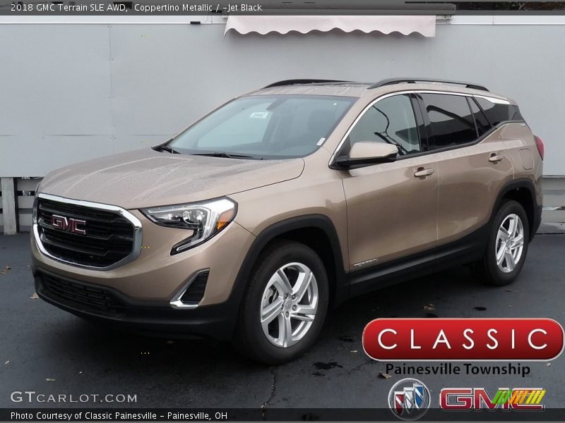 Coppertino Metallic / ­Jet Black 2018 GMC Terrain SLE AWD