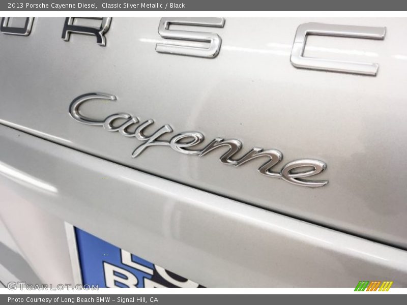 Classic Silver Metallic / Black 2013 Porsche Cayenne Diesel