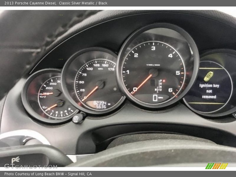 Classic Silver Metallic / Black 2013 Porsche Cayenne Diesel