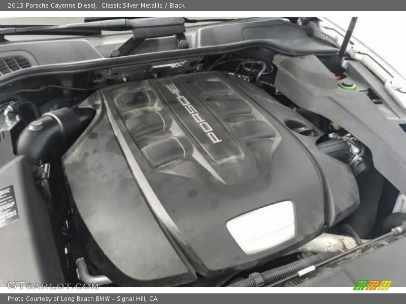 Classic Silver Metallic / Black 2013 Porsche Cayenne Diesel
