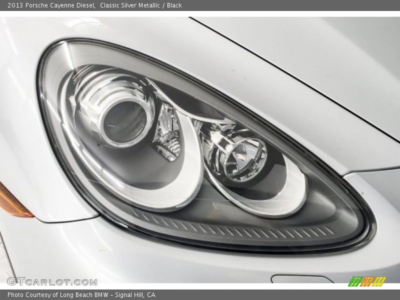 Classic Silver Metallic / Black 2013 Porsche Cayenne Diesel
