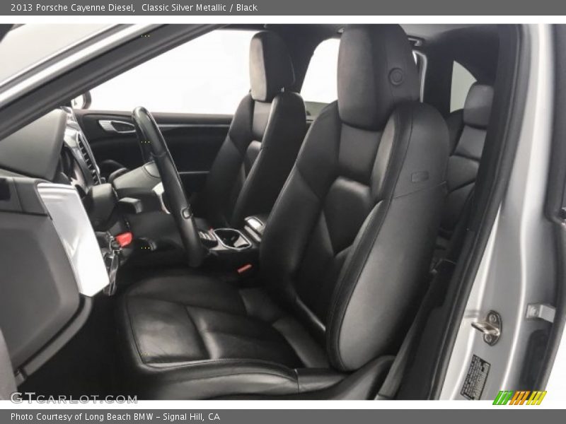 Classic Silver Metallic / Black 2013 Porsche Cayenne Diesel