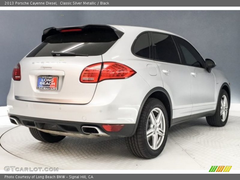 Classic Silver Metallic / Black 2013 Porsche Cayenne Diesel