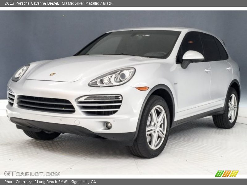 Classic Silver Metallic / Black 2013 Porsche Cayenne Diesel