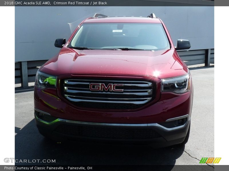 Crimson Red Tintcoat / Jet Black 2018 GMC Acadia SLE AWD