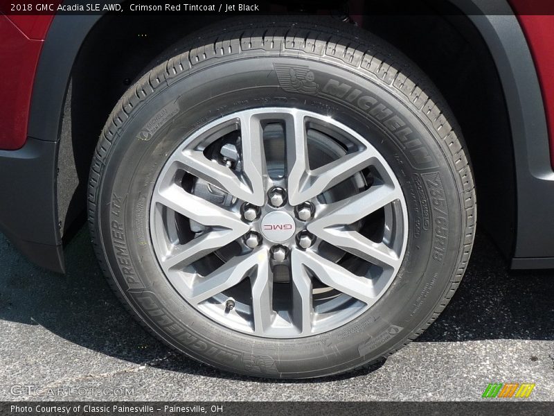 Crimson Red Tintcoat / Jet Black 2018 GMC Acadia SLE AWD