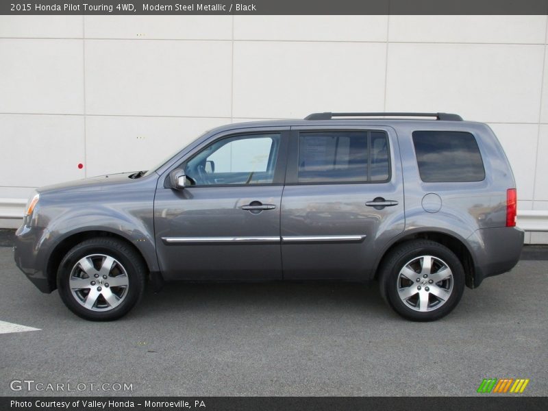 Modern Steel Metallic / Black 2015 Honda Pilot Touring 4WD