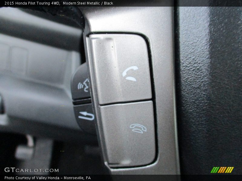 Modern Steel Metallic / Black 2015 Honda Pilot Touring 4WD