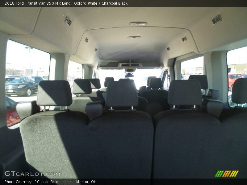 Oxford White / Charcoal Black 2018 Ford Transit Van 350 MR Long