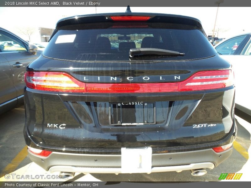 Black Velvet / Ebony 2018 Lincoln MKC Select AWD
