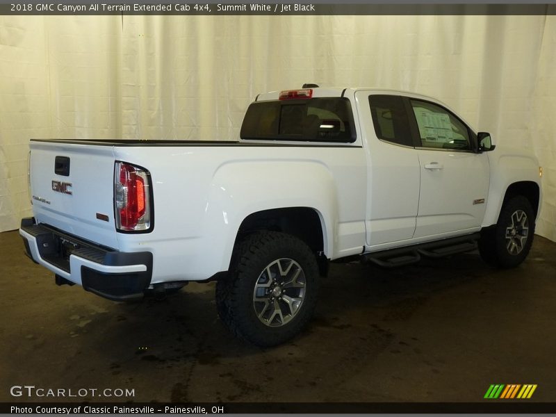 Summit White / Jet Black 2018 GMC Canyon All Terrain Extended Cab 4x4