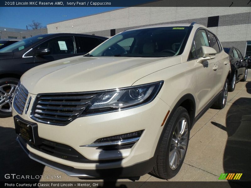 Ivory Pearl / Cappuccino 2018 Lincoln MKC Reserve AWD