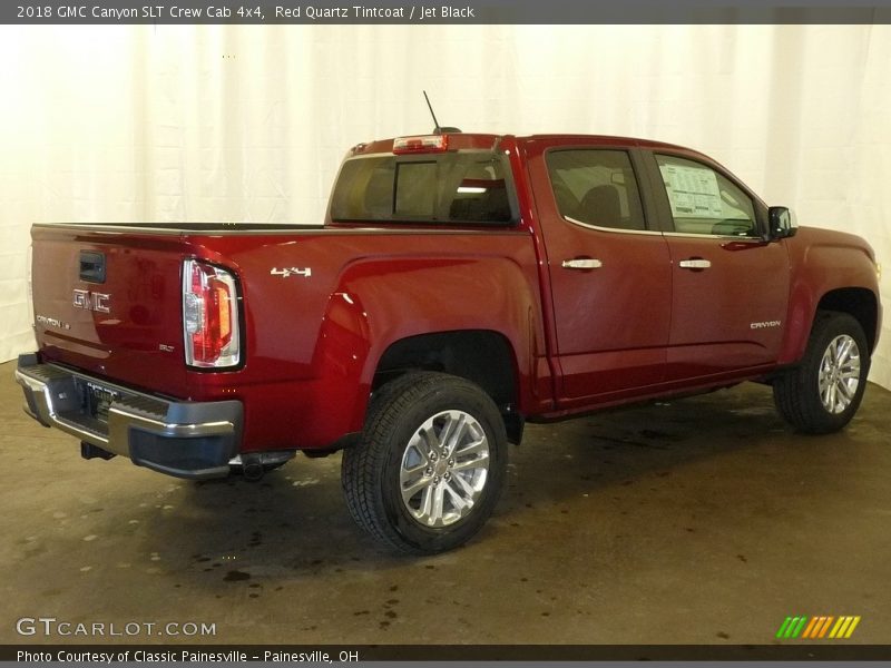 Red Quartz Tintcoat / Jet Black 2018 GMC Canyon SLT Crew Cab 4x4