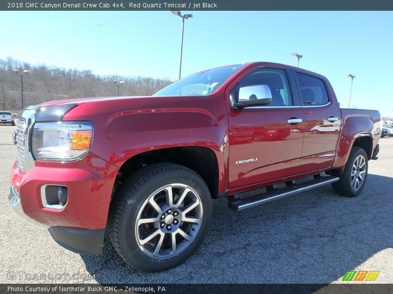 Red Quartz Tintcoat / Jet Black 2018 GMC Canyon Denali Crew Cab 4x4
