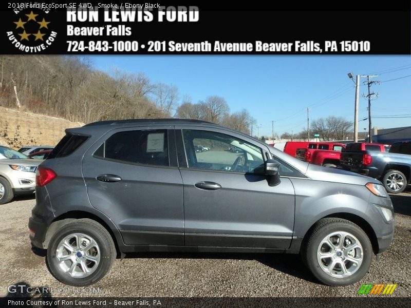 Smoke / Ebony Black 2018 Ford EcoSport SE 4WD