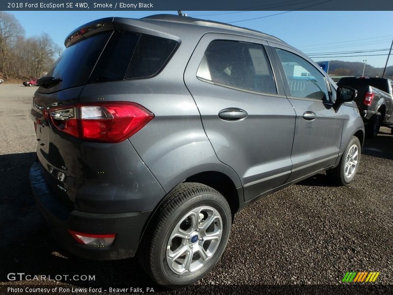 Smoke / Ebony Black 2018 Ford EcoSport SE 4WD