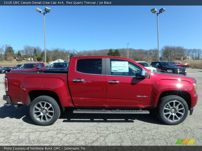 Red Quartz Tintcoat / Jet Black 2018 GMC Canyon Denali Crew Cab 4x4