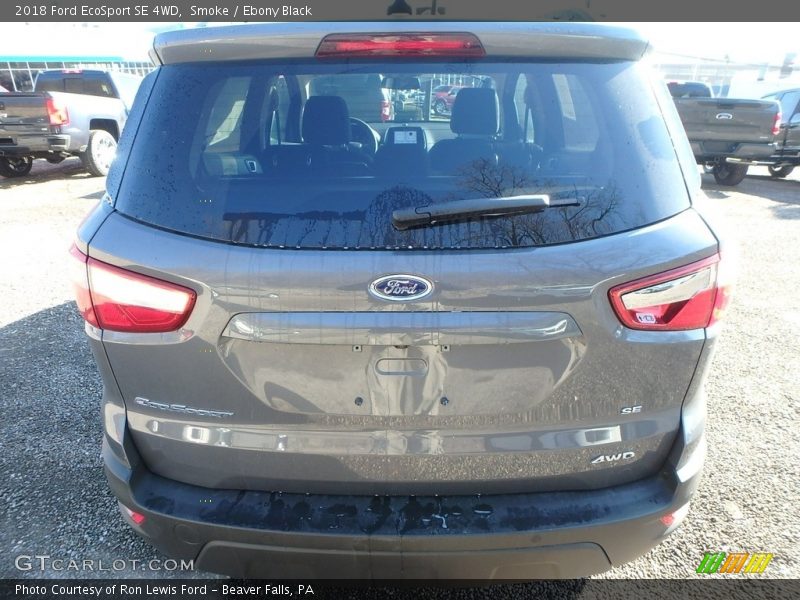 Smoke / Ebony Black 2018 Ford EcoSport SE 4WD