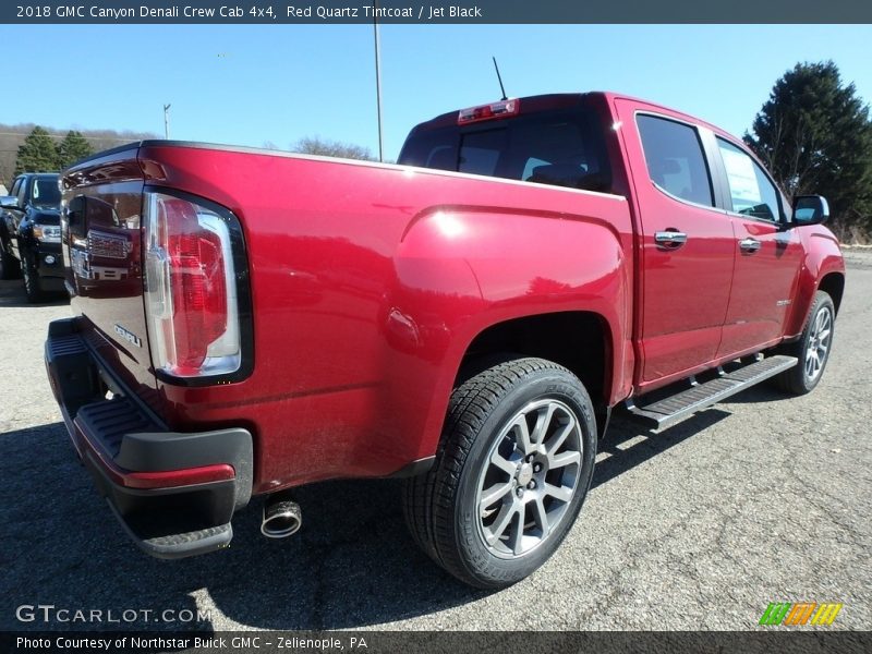Red Quartz Tintcoat / Jet Black 2018 GMC Canyon Denali Crew Cab 4x4