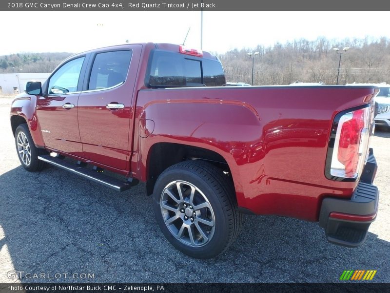 Red Quartz Tintcoat / Jet Black 2018 GMC Canyon Denali Crew Cab 4x4