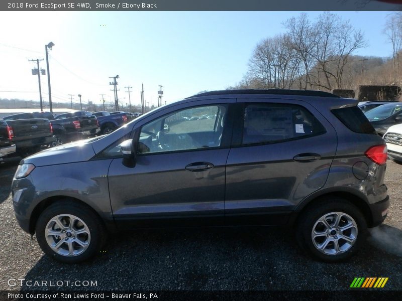 Smoke / Ebony Black 2018 Ford EcoSport SE 4WD