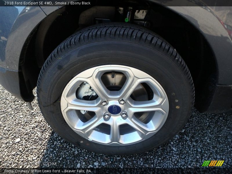 Smoke / Ebony Black 2018 Ford EcoSport SE 4WD