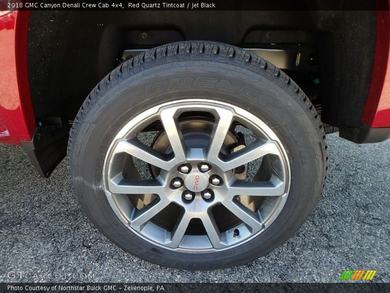 Red Quartz Tintcoat / Jet Black 2018 GMC Canyon Denali Crew Cab 4x4