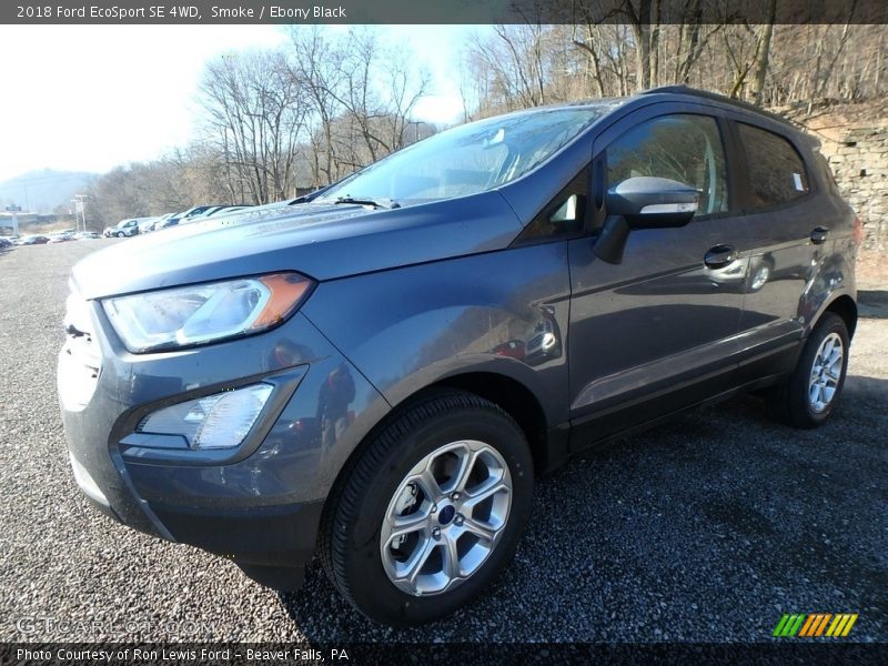 Smoke / Ebony Black 2018 Ford EcoSport SE 4WD