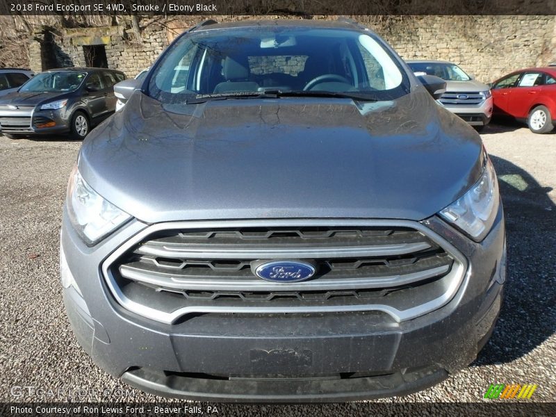 Smoke / Ebony Black 2018 Ford EcoSport SE 4WD