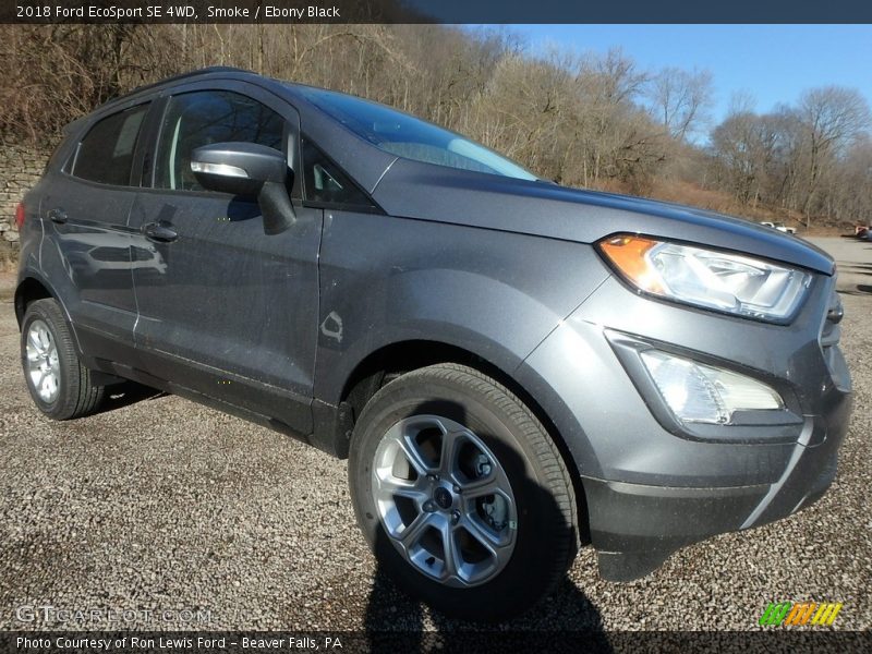 Smoke / Ebony Black 2018 Ford EcoSport SE 4WD