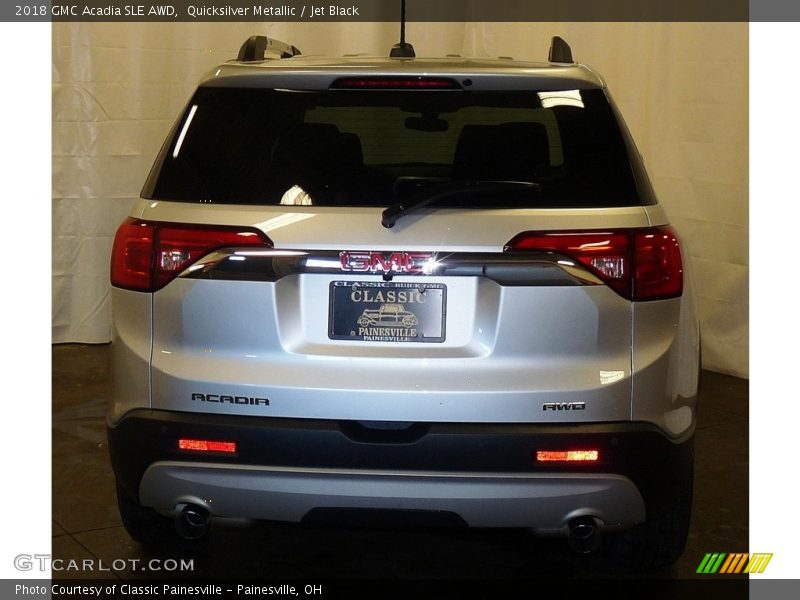 Quicksilver Metallic / Jet Black 2018 GMC Acadia SLE AWD