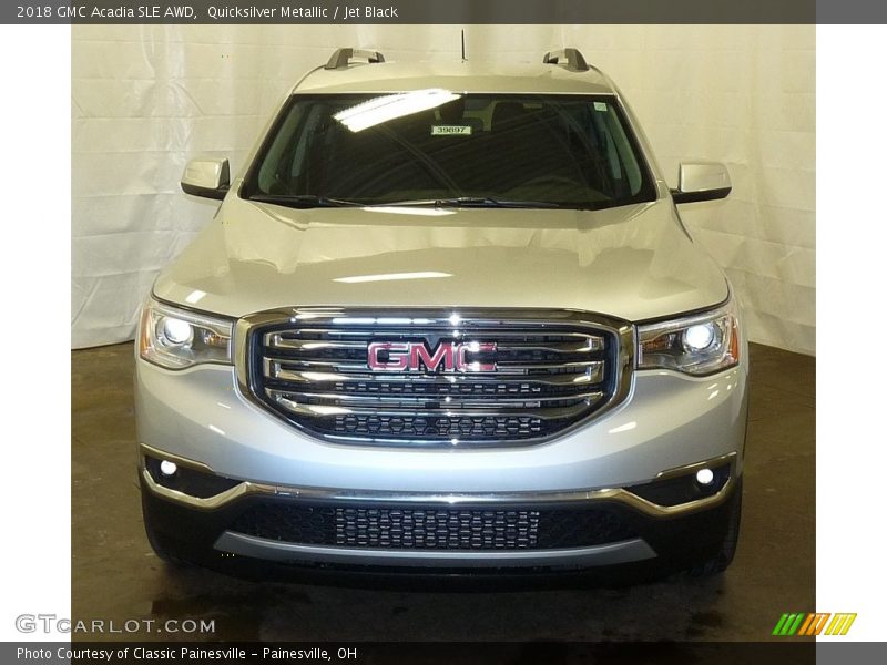 Quicksilver Metallic / Jet Black 2018 GMC Acadia SLE AWD