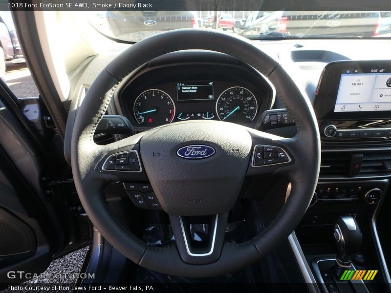 Smoke / Ebony Black 2018 Ford EcoSport SE 4WD