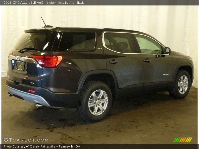 Iridium Metallic / Jet Black 2018 GMC Acadia SLE AWD