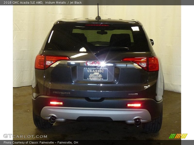 Iridium Metallic / Jet Black 2018 GMC Acadia SLE AWD