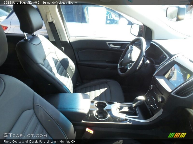 Burgundy Velvet / Ebony 2018 Ford Edge SEL AWD