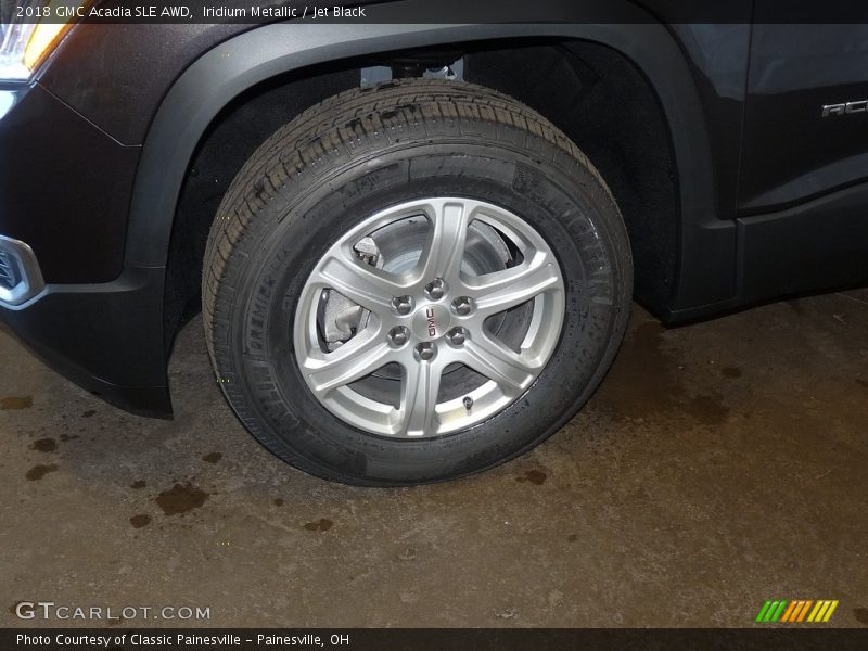 Iridium Metallic / Jet Black 2018 GMC Acadia SLE AWD
