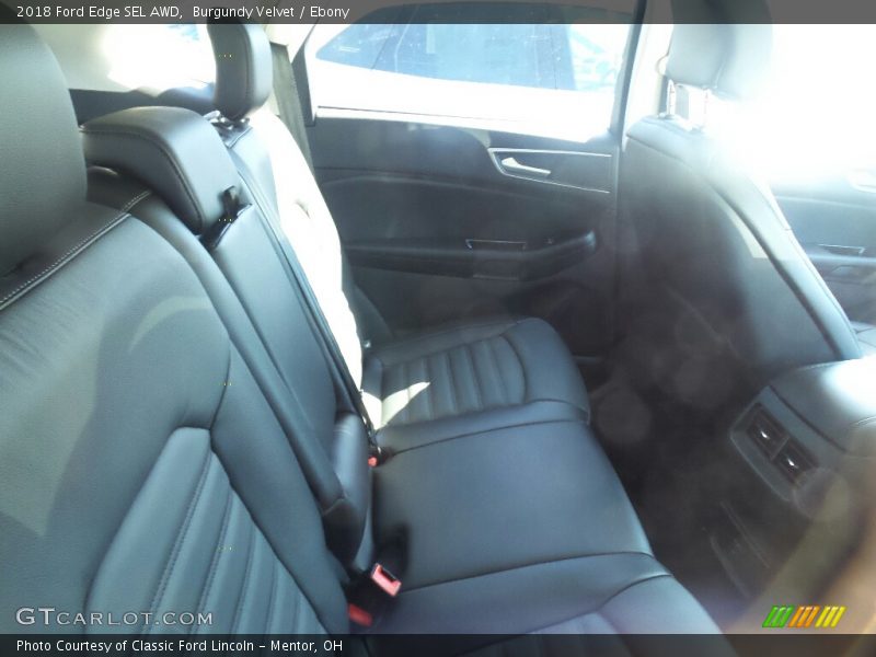 Burgundy Velvet / Ebony 2018 Ford Edge SEL AWD